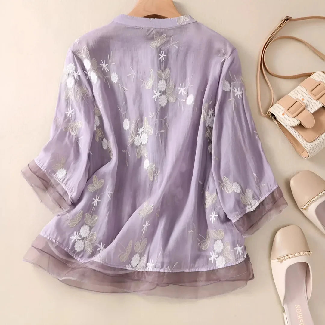 Ayden™ | Embroidered blouse