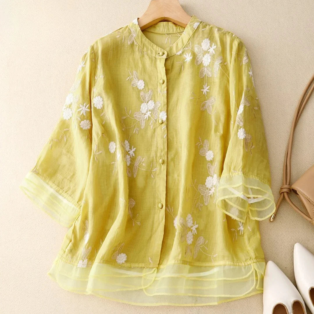 Ayden™ | Embroidered blouse