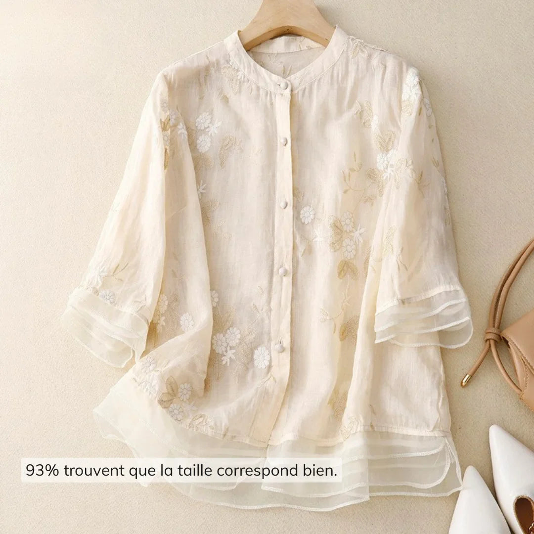 Ayden™ | Embroidered blouse