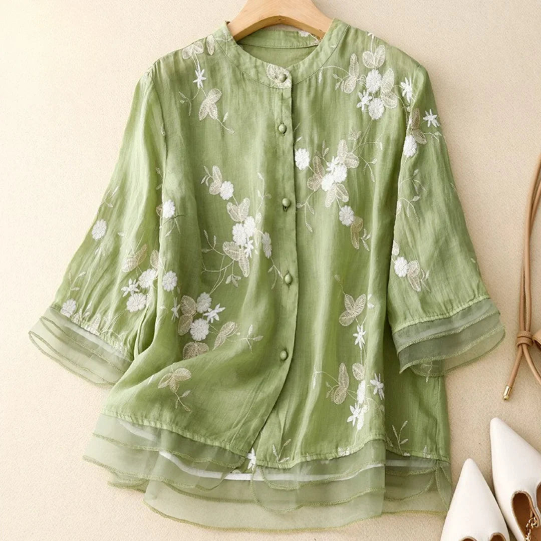 Ayden™ | Embroidered blouse