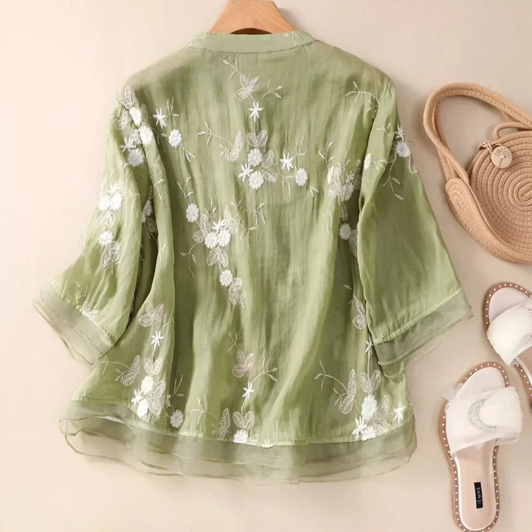 Ayden™ | Embroidered blouse