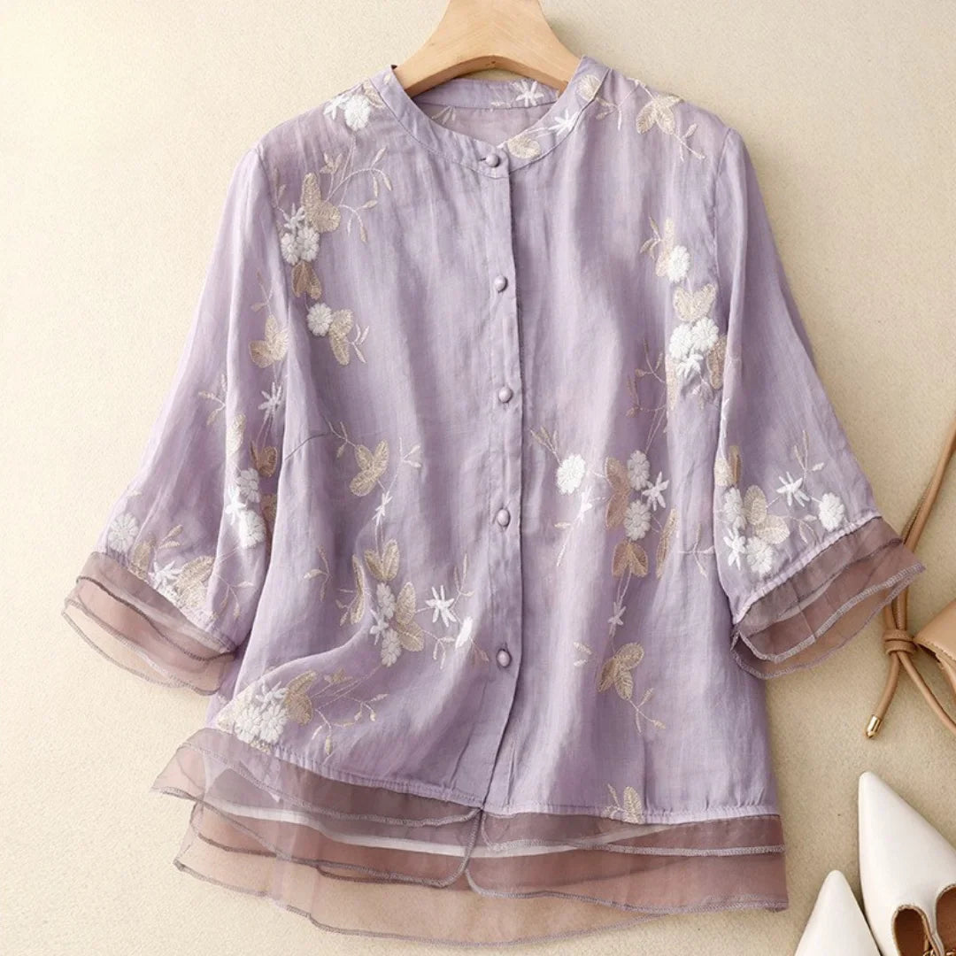 Ayden™ | Embroidered blouse